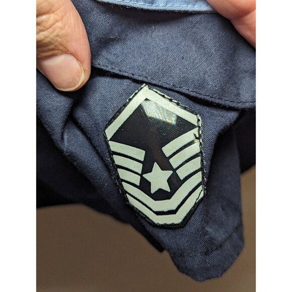 Build A Bear US Air Force Military Uniform Top Piece Outfit Blue - Picture 6 of 11